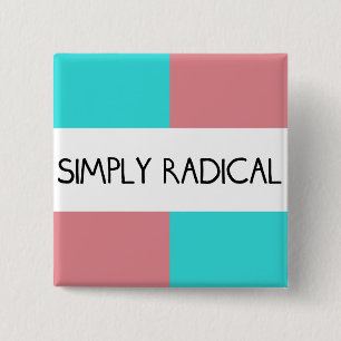 Eenvoudig radicale Button op het plein