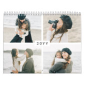 Eenvoudig raster van vier (48 foto's) aangepaste k kalender (Hoes)