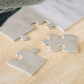 Eenvoudig raster van vier gepersonaliseerde fotopu legpuzzel (Zijkant)