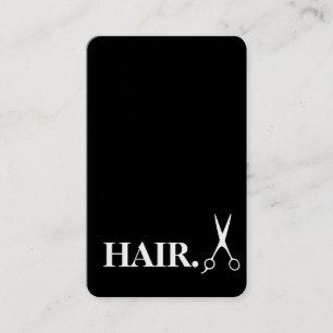 Eenvoudig Razor Gold Blade Barber-Visitekaartje Visitekaartje