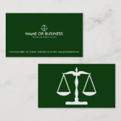 eenvoudig recht visitekaartje (Voorkant / Achterkant)