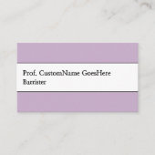 Eenvoudig, rechtsprofessioneel Visitekaartje (Voorkant)