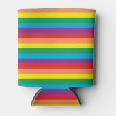 Eenvoudig regenboogpatroon blikjeskoeler (Voorkant)