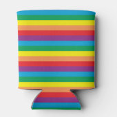 Eenvoudig regenboogpatroon blikjeskoeler (Achterkant)