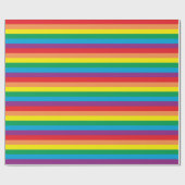 Eenvoudig regenboogpatroon cadeaupapier (Vlak)