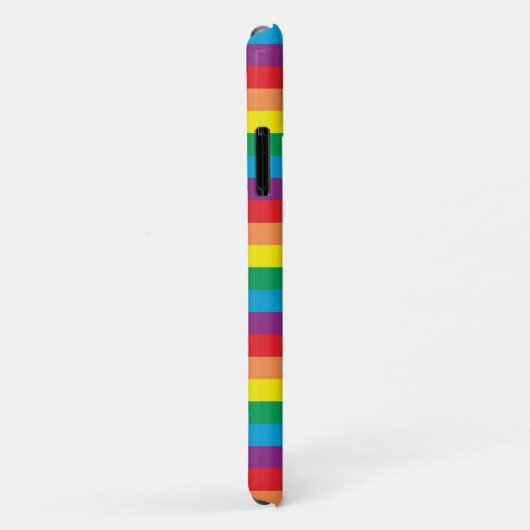 Eenvoudig regenboogpatroon Case-Mate iPhone case (Achterkant/rechts)