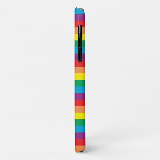 Eenvoudig regenboogpatroon Case-Mate iPhone case (Achterkant/links)