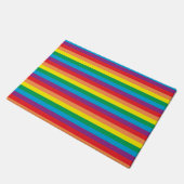 Eenvoudig regenboogpatroon deurmat (Schuin)