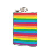 Eenvoudig regenboogpatroon heupfles (Links)