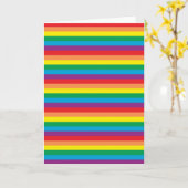 Eenvoudig regenboogpatroon kaart (Gele Bloem)