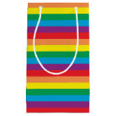 Eenvoudig regenboogpatroon klein cadeauzakje (Voorkant)