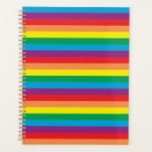 Eenvoudig regenboogpatroon planner (Voorkant)