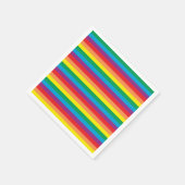 Eenvoudig regenboogpatroon servet (Hoek)