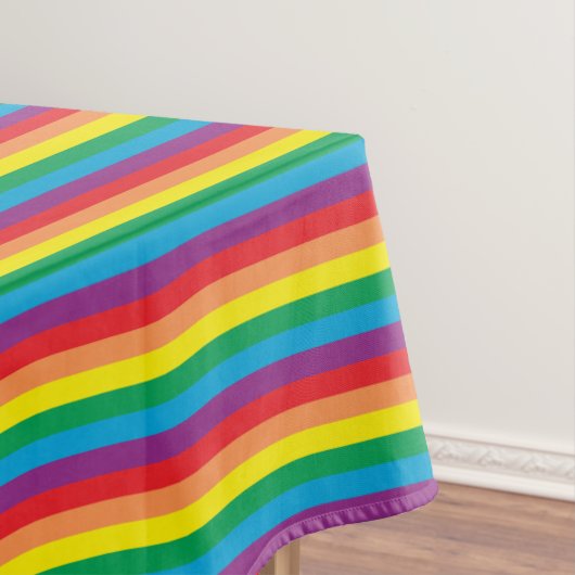 Eenvoudig regenboogpatroon tafelkleed (Voorbeeld)