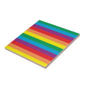 Eenvoudig regenboogpatroon tegeltje (Zijkant)