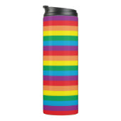 Eenvoudig regenboogpatroon thermosbeker (Geroteerd rechts)