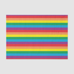 Eenvoudig regenboogpatroon tissuepapier