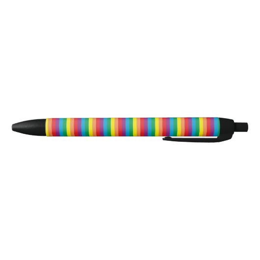 Eenvoudig regenboogpatroon zwarte inkt pen (Bodem)
