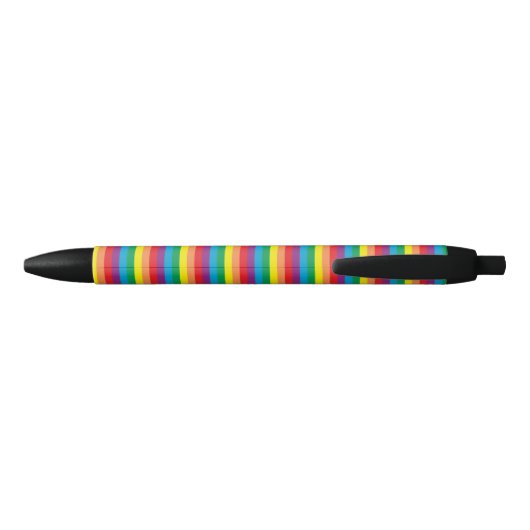 Eenvoudig regenboogpatroon zwarte inkt pen (Achterkant)