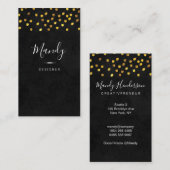 Eenvoudig rendement (Gold Dot Lux) Visitekaartje (Voorkant / Achterkant)