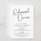 Eenvoudig repetitief diner kaart (Voorkant)