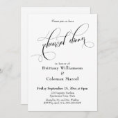 Eenvoudig repetitief diner voor typografie kaart (Voorkant / Achterkant)