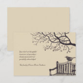 Eenvoudig reserveobject - Hartelijk dank Kaart (Voorkant / Achterkant)