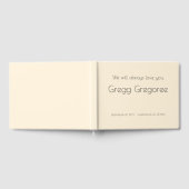 Eenvoudig, respectabel Memorial Guestbook Gastenboek (Volledig)