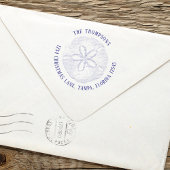 Eenvoudig retouradres Strand Kustzanddollar Zelfinktende Stempel