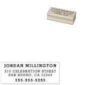 Eenvoudig retouradres Zelfinkkend stempel (Gestempeld)