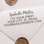 Eenvoudig retouradres Zelfinkkend stempel