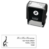 Eenvoudig retouradres  zelfinktende stempel (In situ)