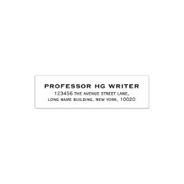 Eenvoudig retouradres  zelfinktende stempel