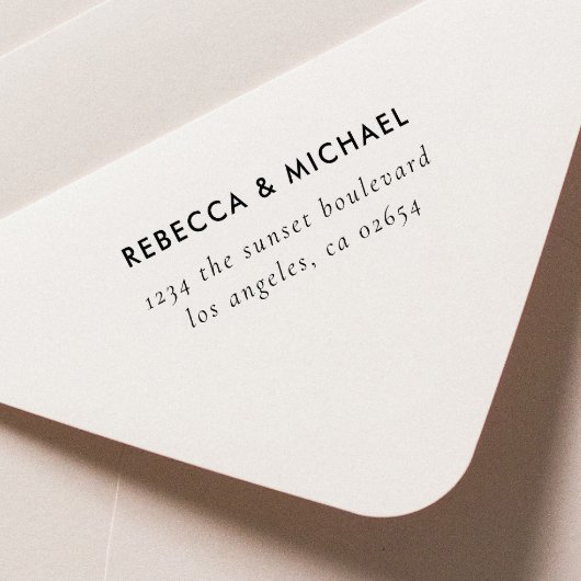 Eenvoudig retouradres, zelfinnemend rubberstempel zelfinktende stempel