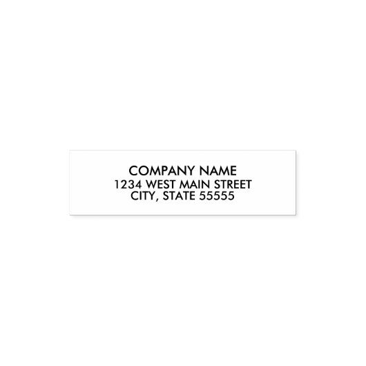 Eenvoudig retourlabel zelfinktende stempel (Design)