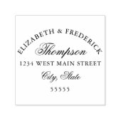 Eenvoudig retourlabel  zelfinktende stempel (Design)