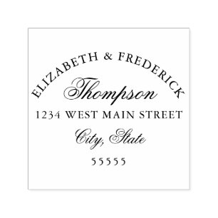 Eenvoudig retourlabel zelfinktende stempel