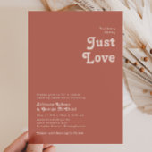 Eenvoudig Retro Vibes Old Roos Niets Fancy huwelij Kaart