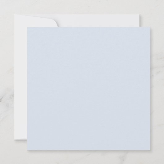 Eenvoudig robuust blauw huwelijk QR-code Website S (Achterkant)