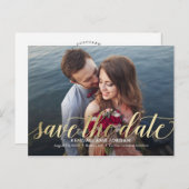 Eenvoudig Romantic sparen het Briefkaart van de Da (Voorkant / Achterkant)