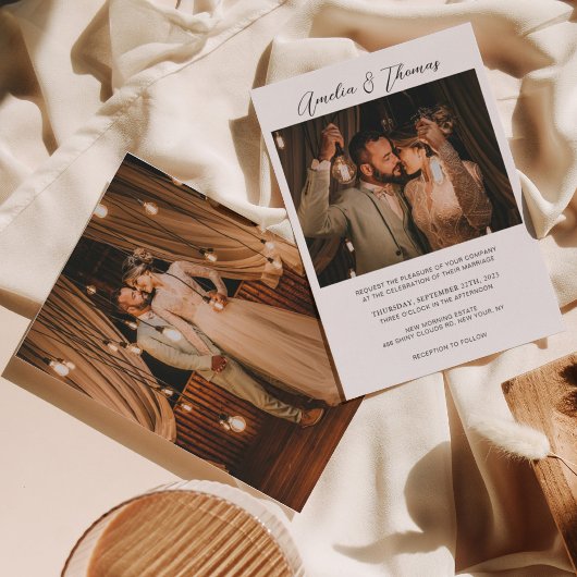 Eenvoudig Romantisch minimalistisch tweeduizend fo Kaart