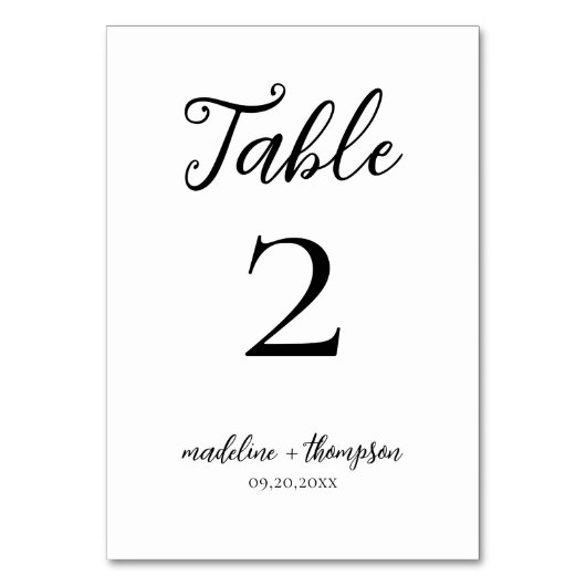 Eenvoudig romantisch script bruiloft kaart (Achterkant)