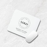 Eenvoudig Ronde BedrijfsLogo & de Douane van het T Muismat<br><div class="desc">Dit moderne,  professionele muispad met aangepaste logo is geweldig voor uw zakelijke/promotionele behoeften. Voeg eenvoudig de gewenste logo toe door op de optie "personaliseren" te klikken.</div>