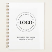 Eenvoudig Ronde BedrijfsLogo & de Douane van het T Planner (Voorkant)