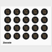 Eenvoudig Ronde Sticker (Vel)