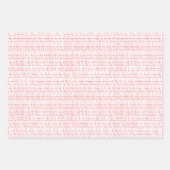 Eenvoudig rood, blauw en wit inpakpapier vel (Voorkant)