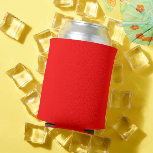 Eenvoudig Rood Effen Kleur Blikjeskoeler (Insitu Zomer)