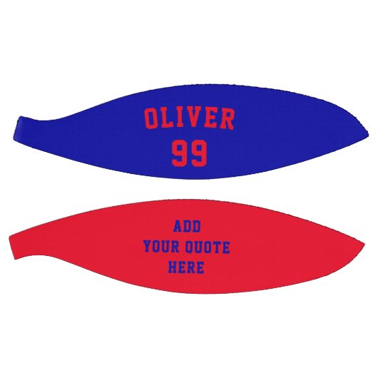 Eenvoudig Rood- en Blauw-naamnummer Basketball Basketbal (Panelen)