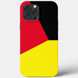 Eenvoudig rood en geel geometrisch kleurenblok op Case-Mate iPhone case