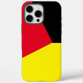 Eenvoudig rood en geel geometrisch kleurenblok op Case-Mate iPhone case (Achterkant)